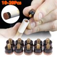 thumbnail image 2 of 10-20Pcs 10mm Screw In Cue Tips Snooker Pool Billards Tip Head Replacement Parts Economic Pool Table Club Snooker Cue Accessory 10Pcs, 2 of 6