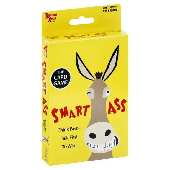Smart Ass Tuck Box Card Game, by University Games