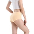 thumbnail image 4 of INNERSY Period Underwear for Women High Waisted Postpartum Maternity Panties 3-Pack(L,Khaki), 4 of 10