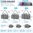 thumbnail image 4 of Large Foldable Travel Duffel Bag 65L/85L/115L, Water-Resistant Weekender Bag, 4 of 6