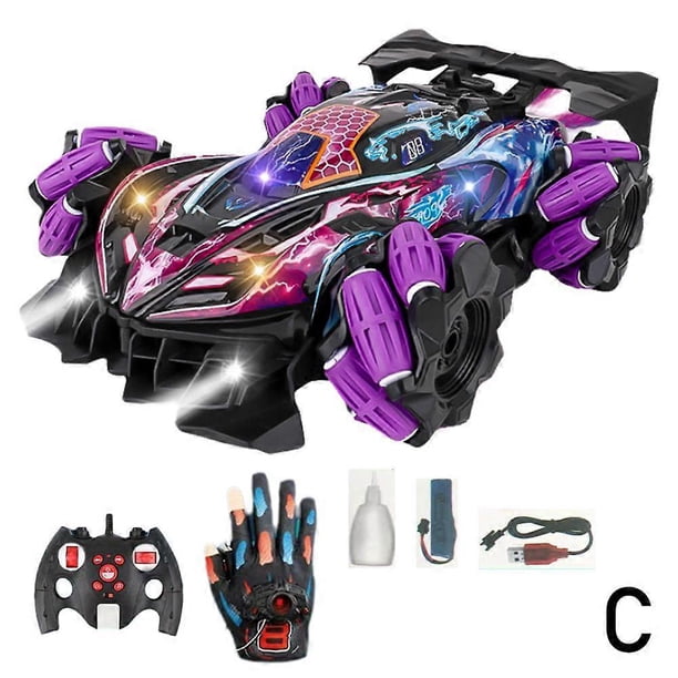 4WD RC. Drift Car W/ Music Led Light Car Toy Remote Control Hand Gesture Sensing