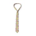 thumbnail image 3 of Autumn Necktie, Colorful Leaves Floral Art, Dress Tie, 3.7", Cream Multicolor, by Ambesonne, 3 of 3