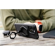 UAG Magnetic Phone Ring Stand Compatible with MagSafe Magnet, Removable Metal Finger Ring Grip & 360 Rotation Adjustable Kickstand for iPhone 17/16/15, Galaxy S26/S25/S24, Black/Black