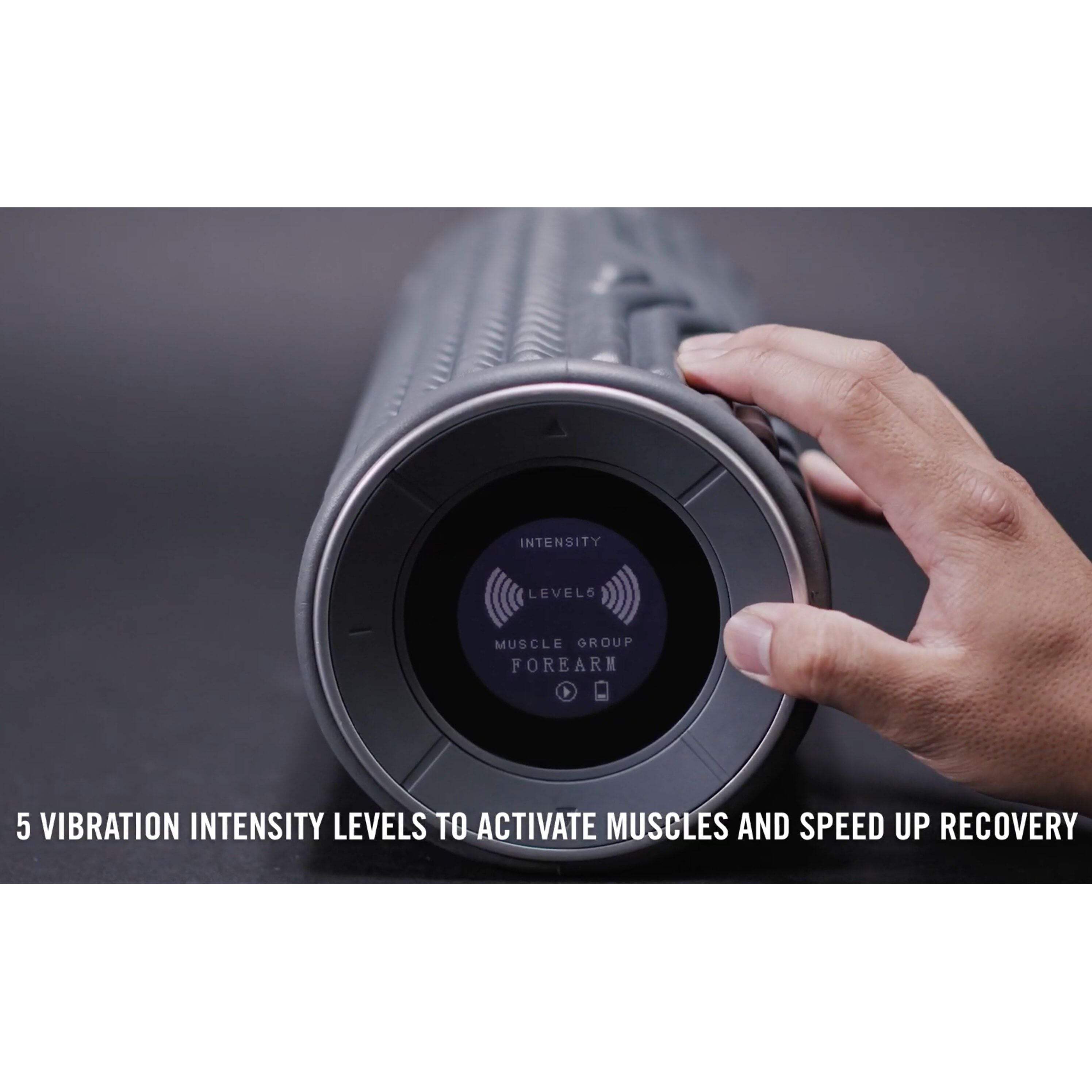 JAXJOX Vibrating Foam Roller - Foam Roller Connect - Grey