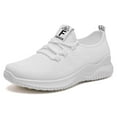 thumbnail image 1 of HOBIBEAR Running Shoes Women Arch Support Workout Sneakers Lace up Tennis Shoes White US 8.5, 1 of 6