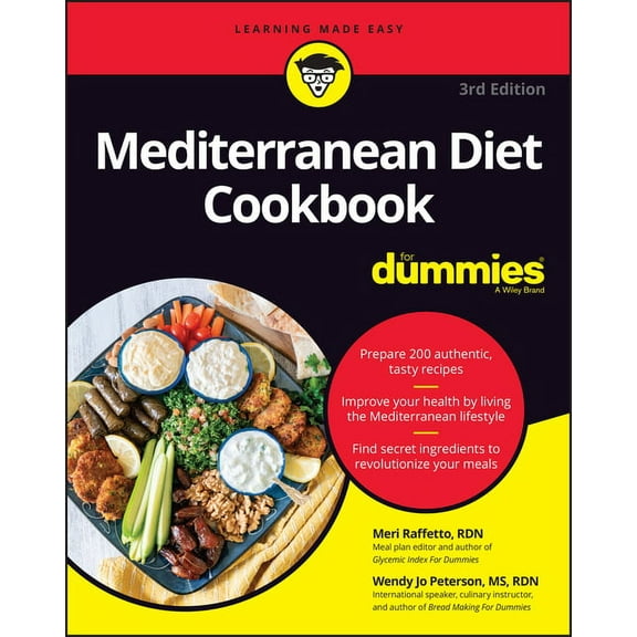 Mediterranean Diet Cookbook for Dummies, (Paperback)