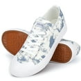 thumbnail image 2 of JENN ARDOR Women's Canvas Sneakers Low Top Shoes Clearance Women Shoes Blue Print Size 7, 2 of 8