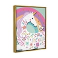 thumbnail image 3 of Stupell Industries You Are Very Magical Unicorn Graphic Art Metallic Gold Floating Framed Canvas Print Wall Art, Design by Andrea Jasid Grassi, 3 of 6
