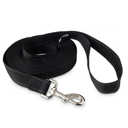 Vibrant Life Dog Training Leash & Tie Out, Black, 20-ft,
