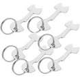 thumbnail image 6 of WHAMVOX  6 Pcs Key Chain Accessories Shopping Cart Quarter Keychain Small Trolley Silver, 6 of 8
