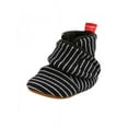 thumbnail image 5 of Infant Newborn Baby Girls Striped Plush Winter Boots Soft Warm Walking Shoes Slippers, 5 of 5