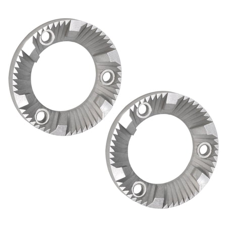 Set of 2 Stainless Steel Coffee Grinder Replacement Burr Sharpful Grinding Disc Suitable for Fast Coffee Grinding