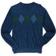 thumbnail image 1 of Suéter Argyle Van Heusen para hombre azul XX-Large, 1 of 1