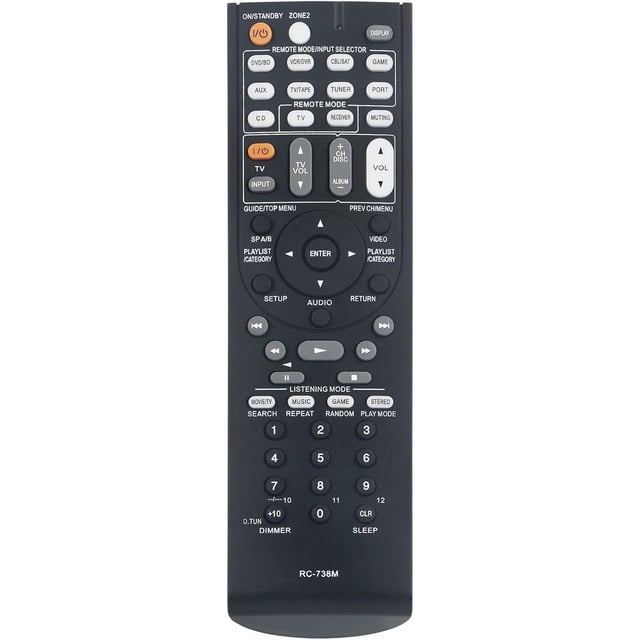 RC-738M Replacement Remote Control Commander fit for Onkyo Home Theater System HT-S7200 HT-RC160 TX-NR607 TX-SR607