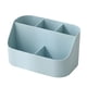 thumbnail image 2 of Caja de Almacenamiento con Divisor Extraíble de Plástico 19.2x10.5x10.2cm, Organizador Multifuncional para Cosméticos Oficina Sala de Estar Baño Azul Rosa Blanco, 2 of 6