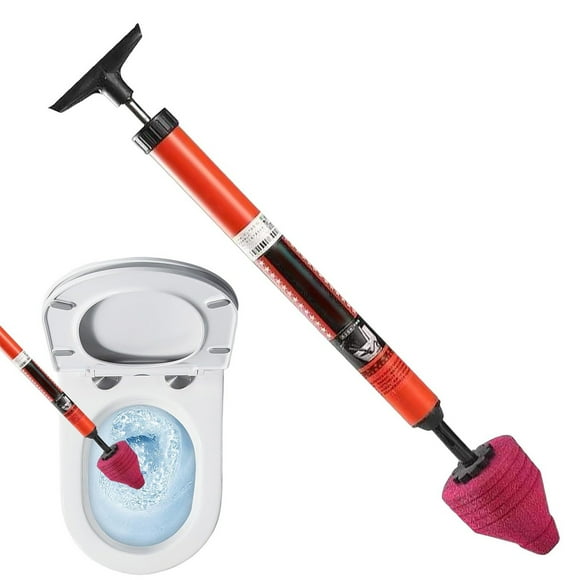 Ymkly Turbo Flush High Pressure Dredging Tool, High Pressure Toilet Plunger, Air Pump Plunger for Toilet, High Pressure Toilet Unblock One Shot Toilet Pipe Plunger for Clogged Pip (1 PC)