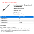 thumbnail image 2 of Front Steering Rack - Compatible with 2009 Kia Borrego, 2 of 2