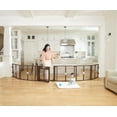 thumbnail image 1 of Regalo Plastic 192-Inch Super Wide Adjustable Baby Gate and Play Yard with Door, Award Winning Brand, 2-in-1, Bonus Kit, Includes 4 Pack of Wall Mounts, 1 of 5