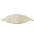 thumbnail image 3 of My Texas House 18" x 18" Yellow Ruffle Plaid Cotton Decorative Pillow, 3 of 5
