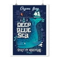 thumbnail image 2 of Depoe Bay, Oregon, Deep Blue Sea (9x12 Wall Art Print, Home Decor), 2 of 3