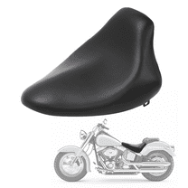 Kojem Driver Seat for 2000-2007 Harley Fat Boy FXST/FLST/FLSTF Black Solo