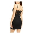 thumbnail image 2 of City Studio Womens Lace Back Bodycon Dress, Black, Juniors, 9, 2 of 2