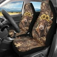 thumbnail image 2 of Renewold Highland Cow Camo Hunting Forest Car Seat Cover for Women Men, Non-slip Front Bench Protection Breathable Auto Accessories Universal Fit Most Vehicles, 2 of 7