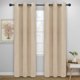 thumbnail image 1 of Cortina Easy-Going Beige Opaca Aislante 107x241 cm 2 Paneles, 1 of 8