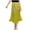 Gold, variant on Toddler Kids Teenagers Long Skirt Solid Color Elastic Waisted Sparkly Skirt Trendy Casual Skirt for Girls 3-16 Years