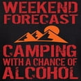 thumbnail image 3 of CafePress - Weekend Forecast Camping Sweatshirt - Pullover Hoodie, Classic, Comfortable Hooded Sweatshirt, 3 of 4
