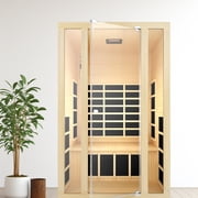 JNH Lifestyles Ensi+ 2 Person Ultra-Low EMF Far Infrared Sauna, Personal Indoor Luxury Spa for House and Gym