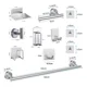 thumbnail image 2 of Juego De Accesorios De Baño Juegos De Toalleros Plata 11pzs, 2 of 7