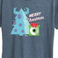 thumbnail image 3 of Monsters Inc - Merry Christmas Monsters Inc - Women's Short Sleeve Graphic T-Shirt, 3 of 5