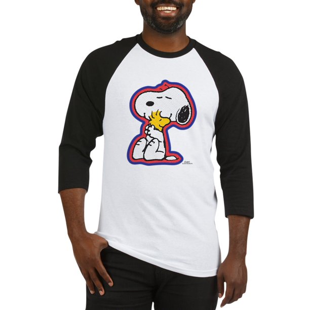 CafePress Peanuts Flair Snoopy And Woodstock Baseball Jersey Cotton