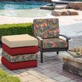 thumbnail image 6 of Arden Selections ProFoam Essentials Outdoor Deep Seating Cushion Set 24 x 24, Phoebe Grey Floral, 6 of 16