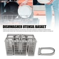 thumbnail image 3 of Dishwasher Silverware Basket, Multifunctional Dishwasher Utensils Cutlery Basket Slick Surfaces High Temperature Resistant  for Hotels, 3 of 7
