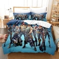 thumbnail image 1 of Cartoon Children's Game Fortress Night Quilt Cover Bedding 3D Digital Printing Three-piece Set, 1 of 4