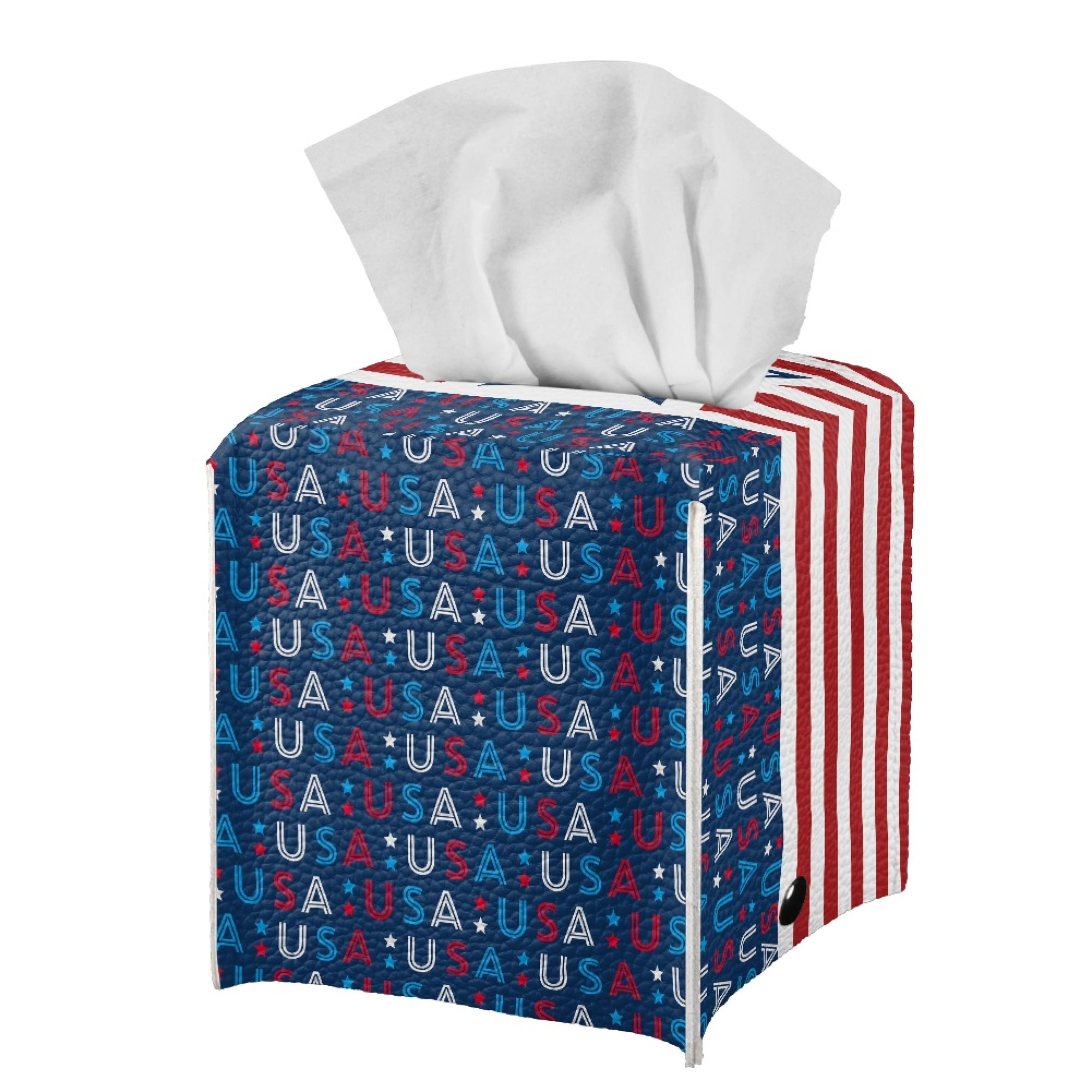 Bivenant Store American Flag Tissue Box Cover Square Toilet Paper ...