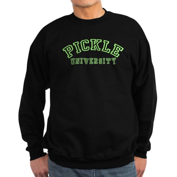 CafePress - Pickle University Sweatshirt (Dark) - Classic Crew Neck Sweatshirt