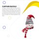thumbnail image 5 of Hogar Navidad cortina hebilla Tieback dibujos animados Santa Claus muñeco de nieve ventana decoración Navidad cortina abrazadera escaparate Kits de decoración para fiestas Muñeco de nieve Inteprter HA070235-02B, 5 of 6