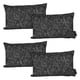 thumbnail image 1 of Cojin Riñonera Decorativa Rectangular Set de 4 Zaniah Gris, 1 of 4