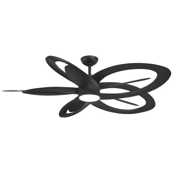 Open Box 60" Minka Aire Pinup Coal Indoor LED Ceiling Fan with Remote