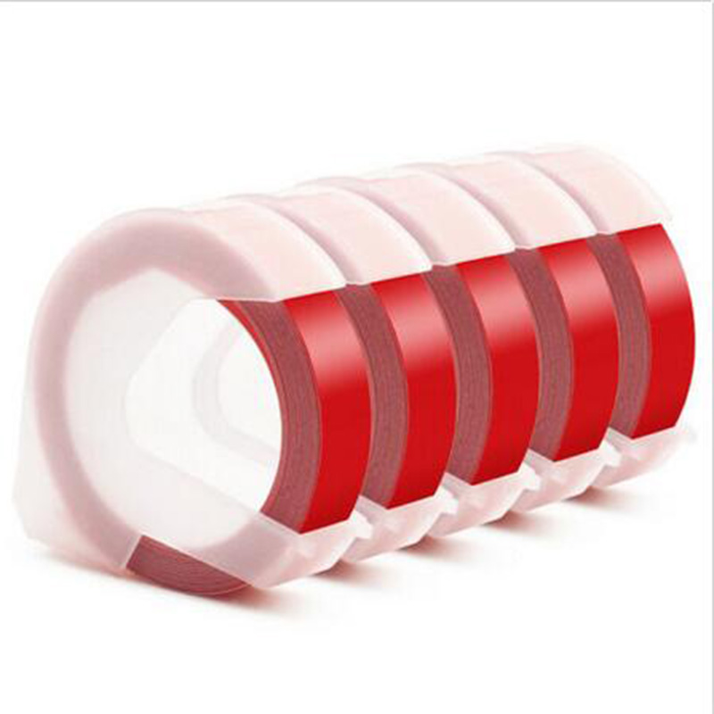 3D Label Maker Manual Embossing Refill Tape For DYMO MOTEX 5 Colors New