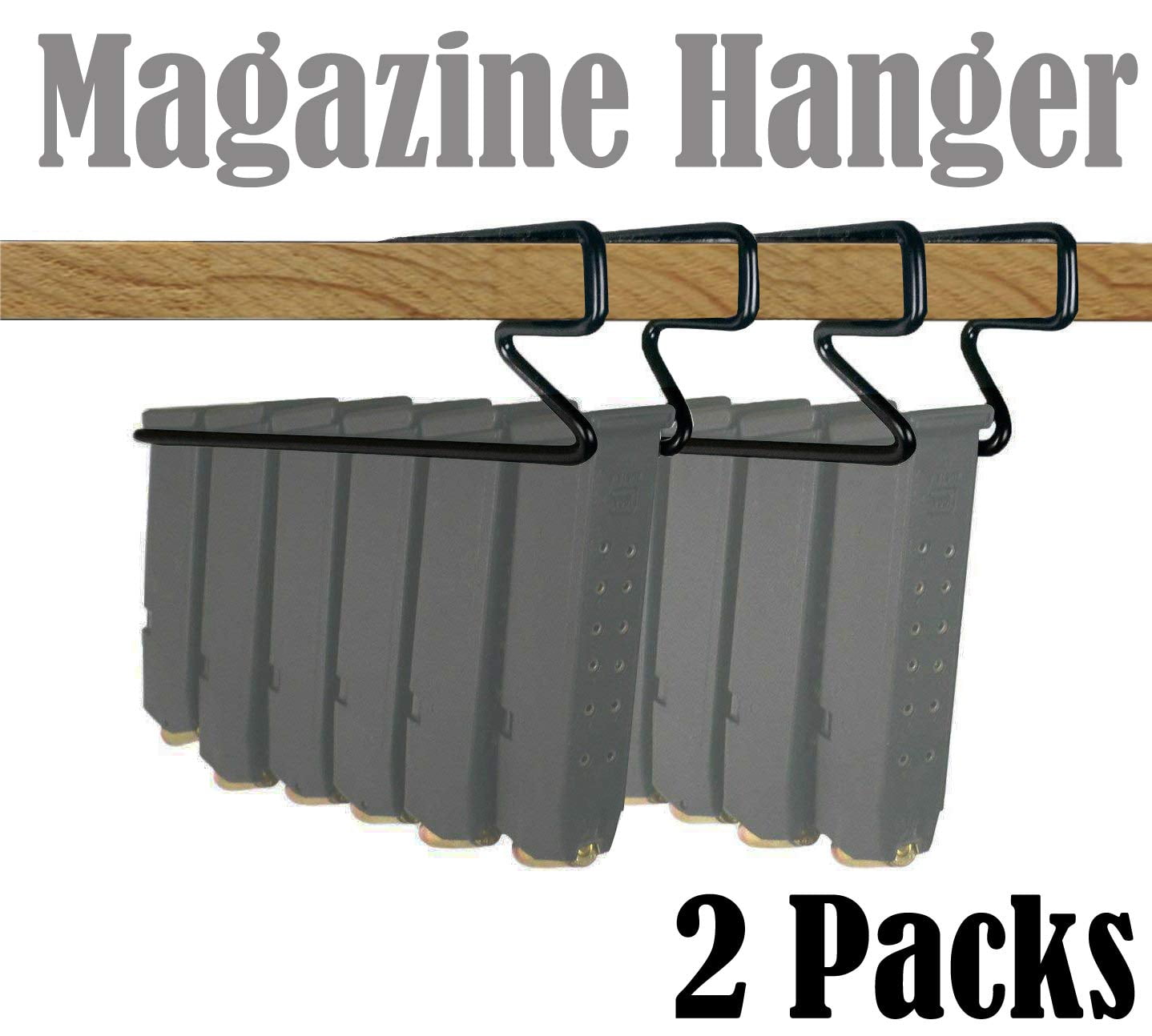 Pack of 2 Universal Handgun Pistol Magazine Hanger Holder (H72 Packs