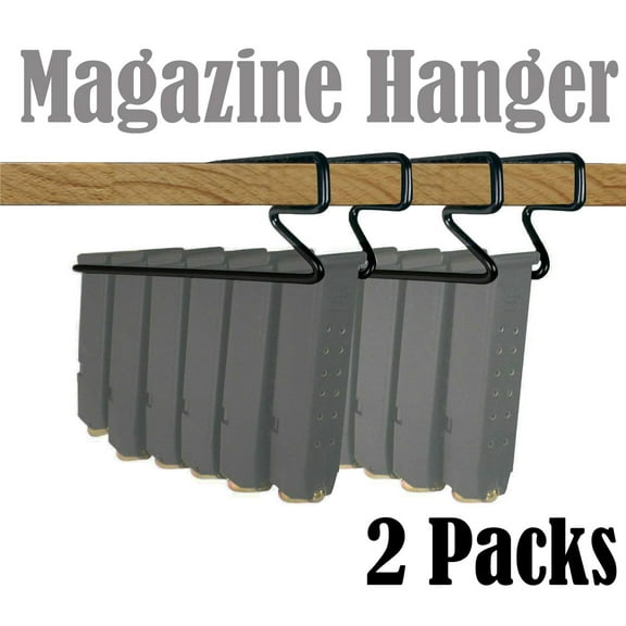 Pack of 2 Universal Handgun Pistol Magazine Hanger Holder (H7-2 Packs)