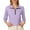 Purple, variant on Lixiuxyad A Fashionable And Casual Half Zipper Solid Color Long Sleeved T Shirt For Ladies Basic Tee,Green L