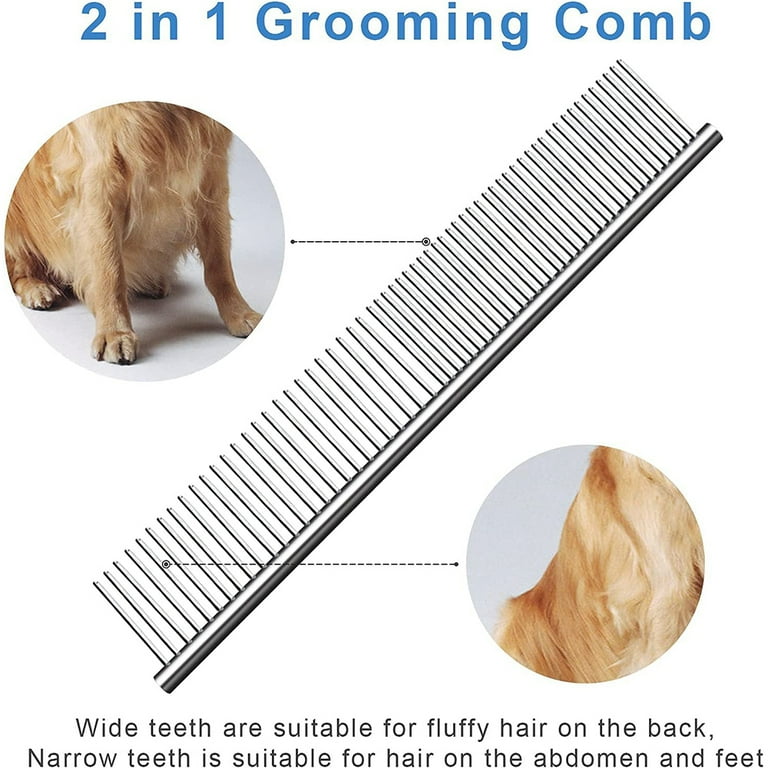 Thinning comb clearance for dogs