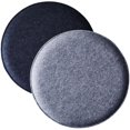 thumbnail image 5 of nipocaio Coussin d'Assise en Feutre Rond Confortable 36cm - Versailles Lot de 4 GriCs I Noir, 5 of 5