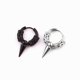 thumbnail image 5 of Pendientes de botón con diseño de dragón y personalidad dominante, pendientes de círculo retro, pendientes de botón con personalidad moderna, 5 of 6