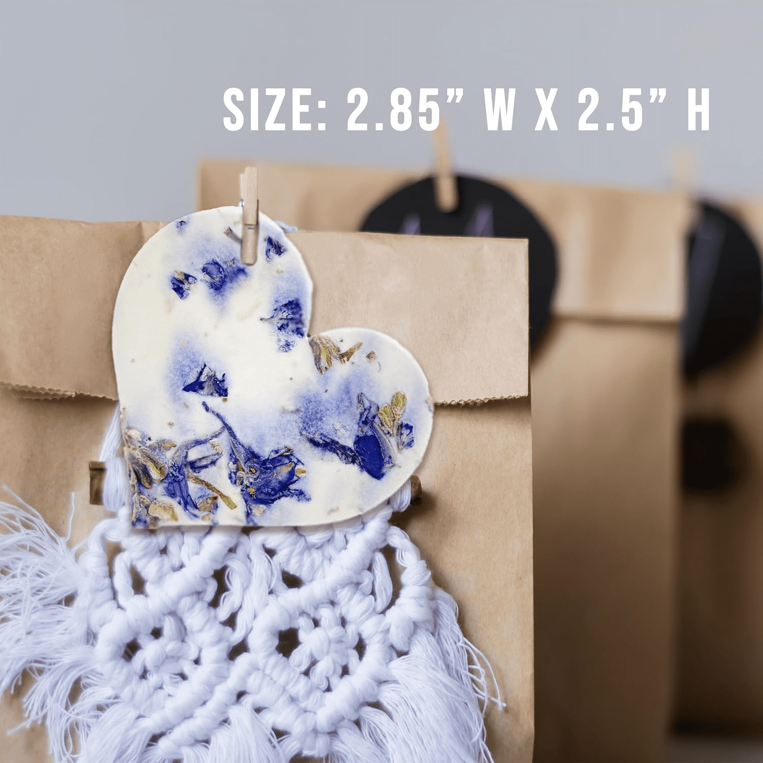 Seed Bloom Set of 24 Purple Heart – Plantable Seed Paper for Bridal Shower, Weddings, and Gifts